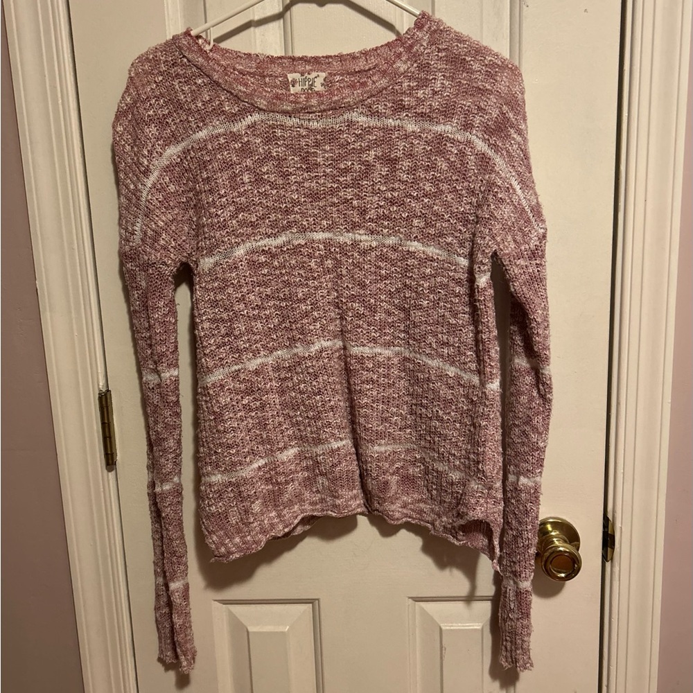 Hippie Rose Dust Pink Sweater